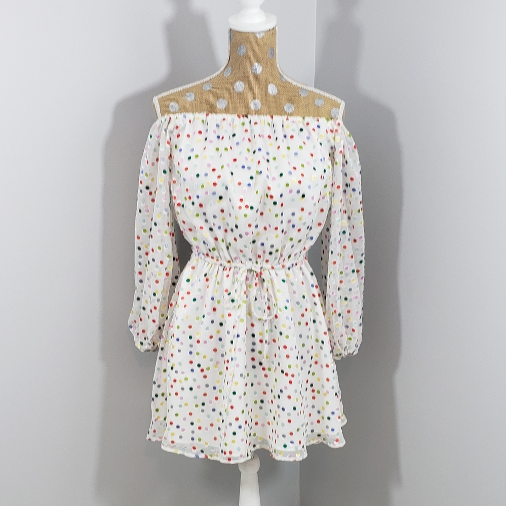 Lovers + Friends women's polka dot dress small